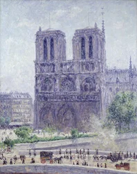 Notre Dame w porannym słońcu