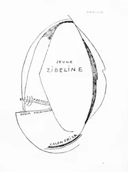 Poemes et Dessins de la Fille nee sans Mere, nr 15, opublikowane przez Imprimeries Reunies, Lozanna