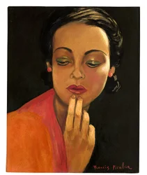 Bez tytułu (Twarz kobiety), ok. 1941-43 (olej na płycie)