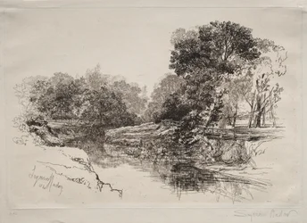 Rzeka w Irlandii, 1864.