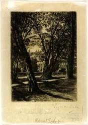 Kensington Gardens, nr I (mały talerz)