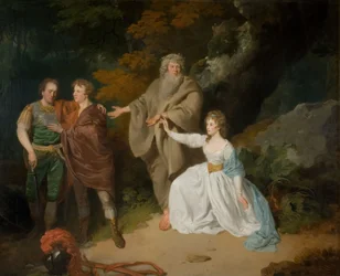 Scena z Burzy Szekspira, 1787.