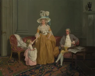 Rodzina Saithwaite, ca. 1785.