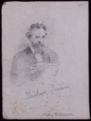 Portret H Thackeraya Turnera, ok. 1900 (ołówek na papierze)