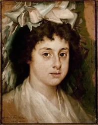 Portret Feliciany w wieku 13 lat (olej na płótnie, ok.1787)