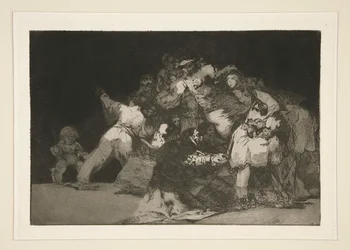 Generał zdyspergowany (General Folly), pl. 9 z serii Los proverbios