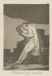 miłość i śmierć (Miłość i Śmierć.), pl. 10 z cyklu Kaprysy