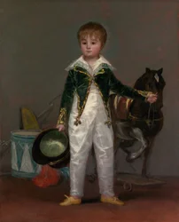 José Costa y Bonells zmarł 1870, zwany Pepito, ca. 1810.