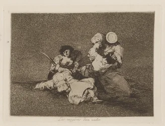Las mugeres da valor (Kobiety dają odwagę), pl. 4 z serii Katastrofy wojny