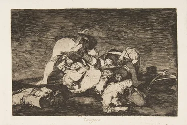 Płyta 10 z The Disasters of War Los Desastres de la Guerra: Nor [d..., 1810 opublikowane 1863.