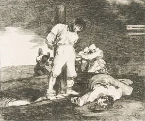 Tablica 15 z Klęsk wojennych Los Desastres de la Guerra: I nie ma pomocy..., 1810.