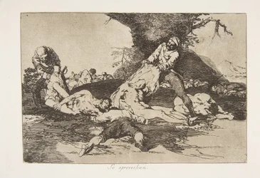 Tablica 16 z The Disasters of War Los Desastres de la Guerra: T..., 1810 wydana w 1863 r.