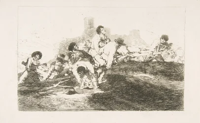 Tablica 24 z Katastrofy wojny Los Desastres de la Guerra: Nadal mogą być z u..., 1810.
