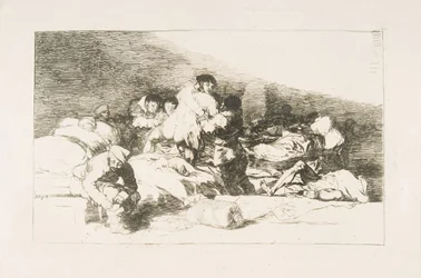 Płyta 25 z Katastrofy wojny Katastrofy wojny: Te też. Również e..., 1810.