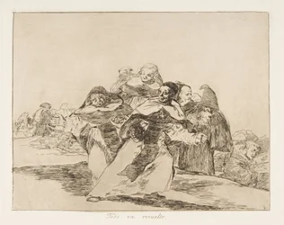 Tablica 42 z The Disasters of War Los Desastres de la Guerra: Every..., 1810 opublikowany 1863.