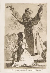 Tabliczka 52 z Los Caprichos: Co potrafi krawiec! Co krawiec może!, 1799.