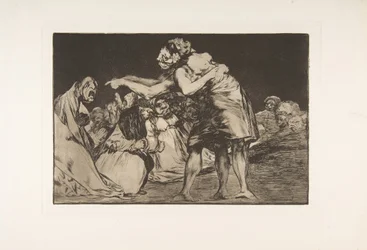 Tablica 7 z Disparates: Disorderly Folly, ca. 1816-23 opublikowany 1864.