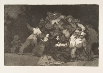 Tablica 9 z Disparates: Ogólne szaleństwo, ca. 1816-23 opublikowany 1864.