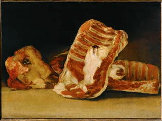 Nature Morte a la tete de mouton - Martwa natura z głową owcy ...