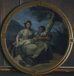 Alegoria rolnictwa, ok. 1805 (tempera na płótnie)