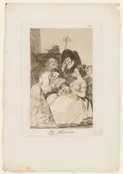 La Filiacion, płyta z „Los Caprichos”, 1799