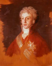Portret Luigiego di Borbone-Parma, autorstwa Francisco de Goya (1746-1828), Studium dla rodziny Karola IV