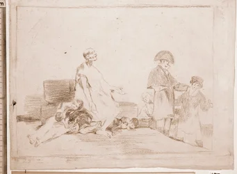Katastrofy wojny: Jeśli pochodzą z innej linii (rysunek przygotowawczy)