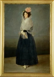 Hrabina del Carpio, markiza de la Solana namalowana około 1795 roku, w roku jej śmierci ...
