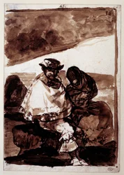 Data. Rysunek autorstwa Francisco De Goya (1746-1828)