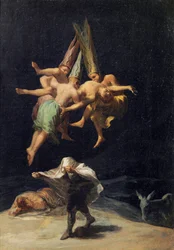 Vol de Sorcieres - Czarownice w locie, Francisco de Goya(1746-1828)
