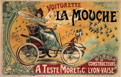 Wózek mucha, 1900