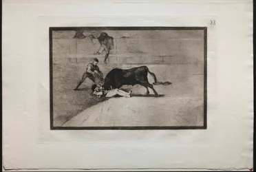 Walki byków: pechowa śmierć Pepe Illo na ringu w Madrycie, 1876.