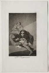 Caprichos: Zawstydzony.