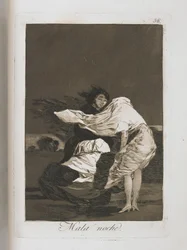 Talerz z Los Caprichos, 1797-1798