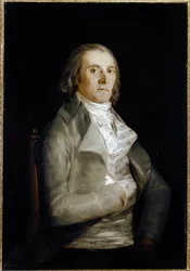 Portret Don Andres del Peral (czynny 1770-1820) malarz dekorator - Olej na drewnie