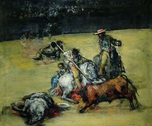 Walka byków, ok.1825