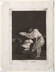 Caprichos: zła noc, 1799.