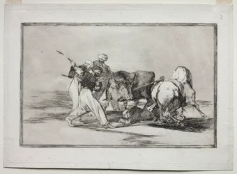 Maurowie osiadli w Hiszpanii, porzuciwszy przesądy Koranu, przyjęli tę sztukę..., 1815-1816