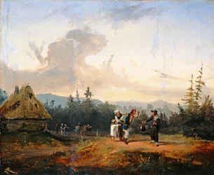 Kłótnie z kupcem żydowskim, 1853