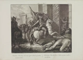 Wjazd Bolesława Chrobrego do Kijowa przez Smuglewicza, Franciszka (1745-1807). Litografia, koniec XVIII w. Kolekcja prywatna