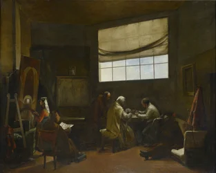 Warsztat artysty Malarstwo Francois Marius Granet (1775-1849) Dim 80x100 cm Musee des Beaux Arts Palais Longchamp