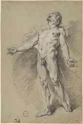 Apollo, ok. 1752 (czarna kreda)