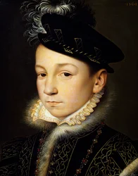 Portret Karola IX Walezjusza, króla Francji