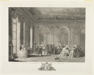 Zgromadzenie w salonie