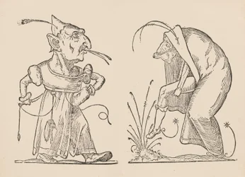 Les Songes Drolatiques de Pantagruel, w których zawarte jest kilka postaci wynalazku…, [1565].