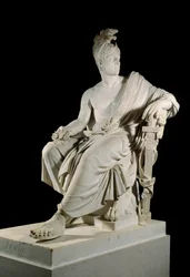 Portret Lazare Louisa Hoche (1768-1797), francuskiego generała rewolucji. Rzeźba Francois Dominique Aime Milhomme (1758-1823) Nd. 1,90 m Wersal, muzeum zamkowe