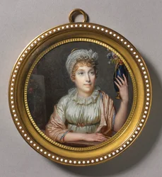 Portret Anny Vallayer-Coster, 1804.
