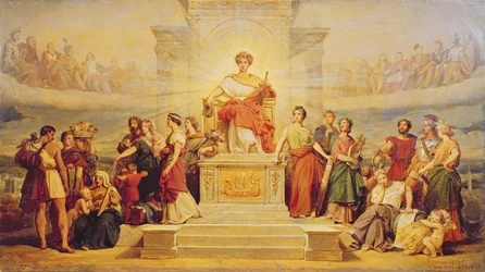 Alegoria miasta Paryża, gabinet do dekoracji Hotelu de Ville, 1842