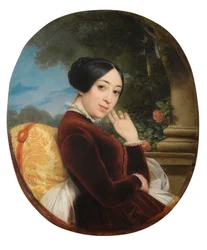 Portret śpiewaczki i kompozytorki Pauliny Viardot 1821-1910, 1844.