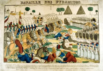 Bitwa pod piramidami, 21 czerwca 1798, c1835